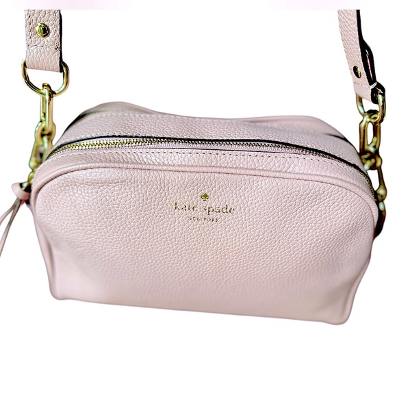 kate spade Handbags - Kate Spade Pebble Leather Crossbody Bag in Tutu Pink